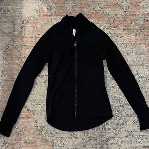 90 Degree By Reflex Black Full-Zip Athletic Zip-Up😁